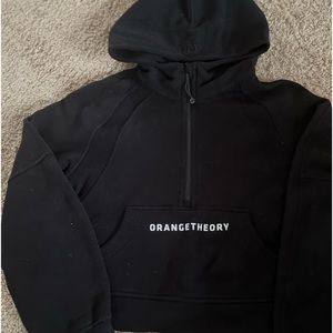 Lululemon 1/2 zip Scuba Hoodie. Featuring Orangetheory Fitness!